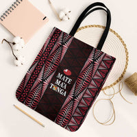 Tonga Rugby Tote Bag 2025 Mate Maa Tonga Ngatu Motif - Polynesian Pride
