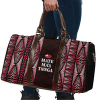 Tonga Rugby Travel Bag 2025 Mate Maa Tonga Ngatu Motif - Polynesian Pride