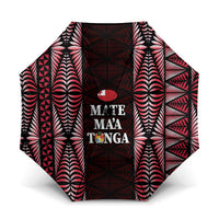 Tonga Rugby Umbrella 2025 Mate Maa Tonga Ngatu Motif - Polynesian Pride