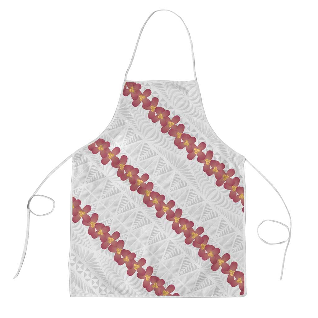 White Sunday Tonga Fakame Apron Tongan Ngatu Heilala Lei - Polynesian Pride