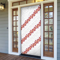 White Sunday Tonga Fakame Door Cover Tongan Ngatu Heilala Lei - Polynesian Pride