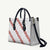 White Sunday Tonga Fakame Leather Bag Tongan Ngatu Heilala Lei - Polynesian Pride