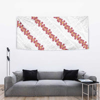 White Sunday Tonga Fakame Tapestry Tongan Ngatu Heilala Lei - Polynesian Pride