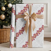 White Sunday Tonga Fakame Wrapping Paper Tongan Ngatu Heilala Lei - Polynesian Pride