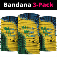 Malampa Province Vanuatu Neck Gaiter Map With Polynesian Pattern LT14 package One Size: 25*50cm Multicolor - Polynesian Pride