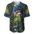 New Zealand Christmas Baseball Jersey Cute Kakapo Meri Kirihimete Maori Koru