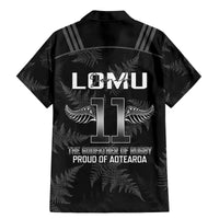 New Zealand Silver Fern Rugby Family Matching Mermaid Dress and Hawaiian Shirt Aotearoa Godfather Proud Gone But Never Forgotten LT14 - Polynesian Pride