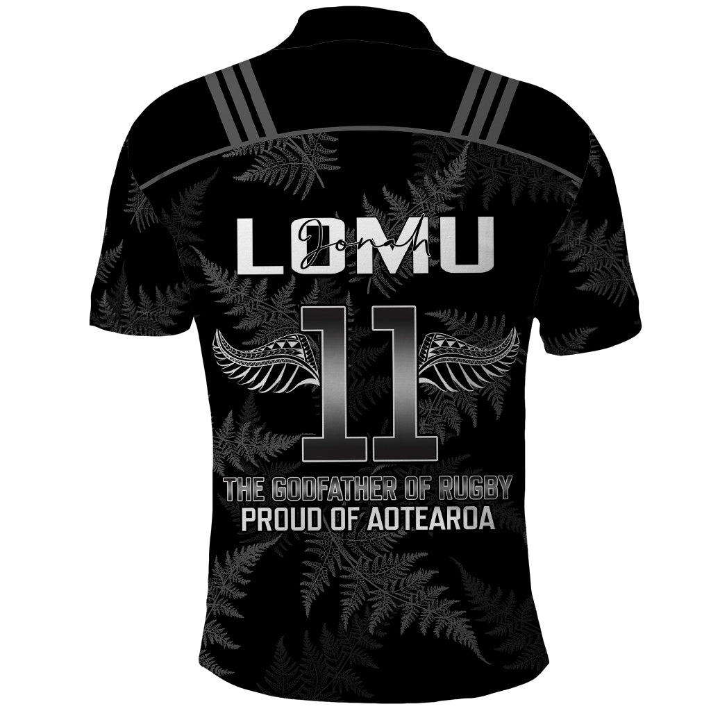New Zealand Silver Fern Rugby Polo Shirt Aotearoa Godfather Proud Gone But Never Forgotten LT14 - Polynesian Pride