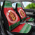 Personalized Hawaii Christmas Car Seat Cover Tiki Santa Mele Kalikimaka