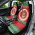 Personalized Hawaii Christmas Car Seat Cover Tiki Santa Mele Kalikimaka