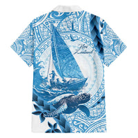 New Zealand Sailing Family Matching Tank Maxi Dress and Hawaiian Shirt Aotearoa Yacht Racing - Born To Sail LT14 - Polynesian Pride