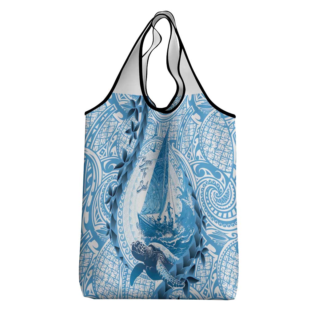 New Zealand Saling Grocery Bag Aotearoa Yacht Racing - Born To Sail