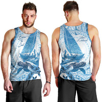 New Zealand Saling Men Tank Top Aotearoa Yacht Racing - Born To Sail