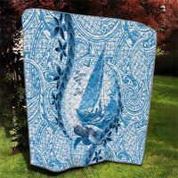 New Zealand Sailing Quilt Aotearoa Yacht Racing - Born To Sail LT14 - Polynesian Pride
