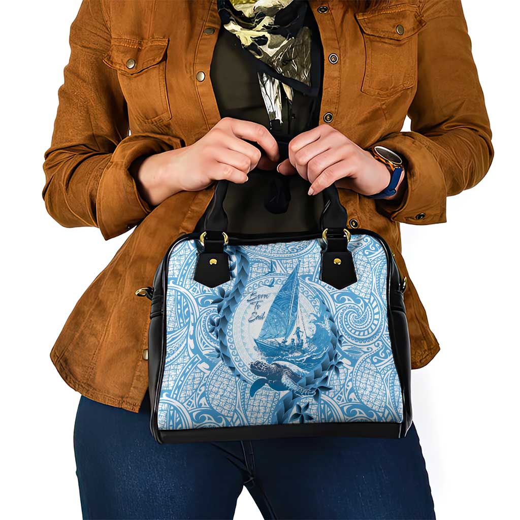 New Zealand Saling Shoulder Handbag Aotearoa Yacht Racing - Born To Sail