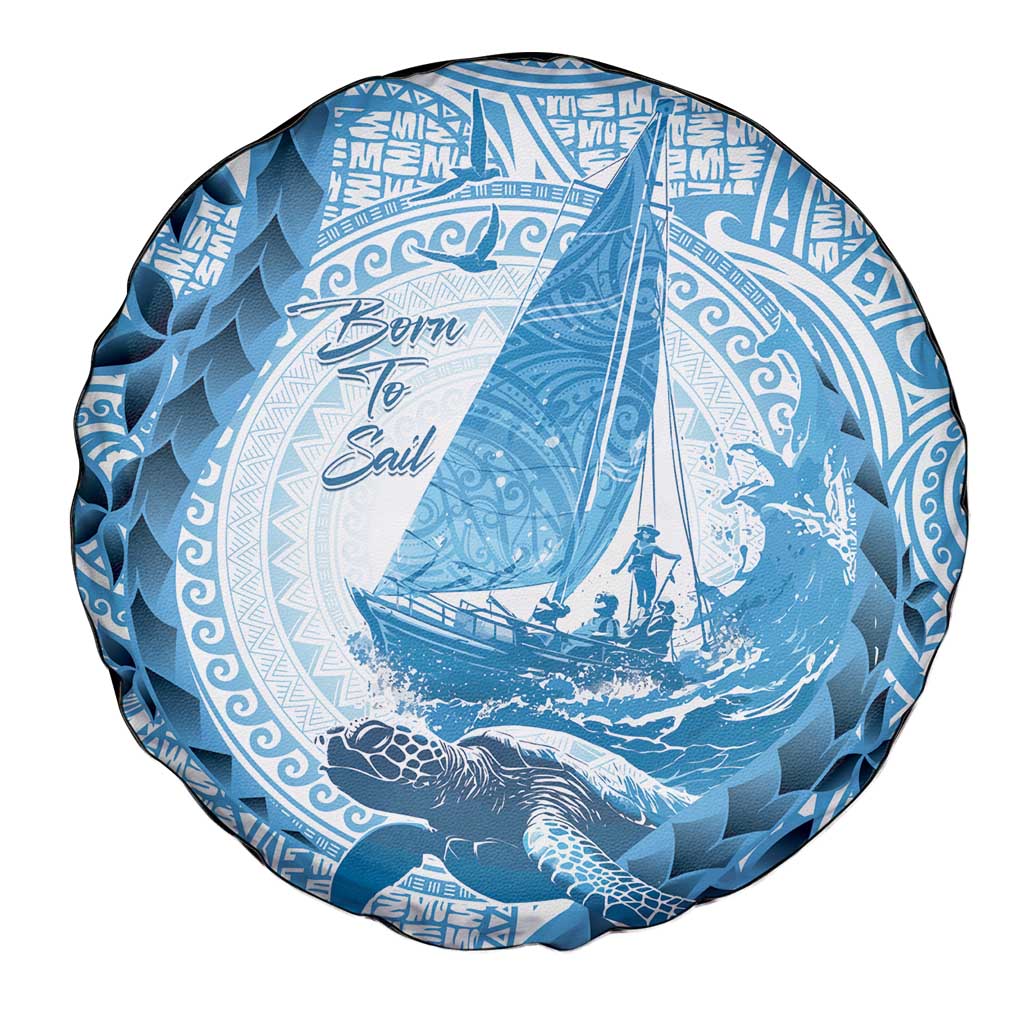 New Zealand Saling Spare Tire Cover Aotearoa Yacht Racing - Born To Sail