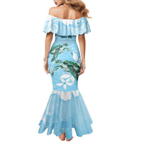 Personalised Polynesia Valentine's Day Family Matching Mermaid Dress and Hawaiian Shirt SeaTurtle Couple Polynesian - Fairy Sparkles Color LT14 - Polynesian Pride
