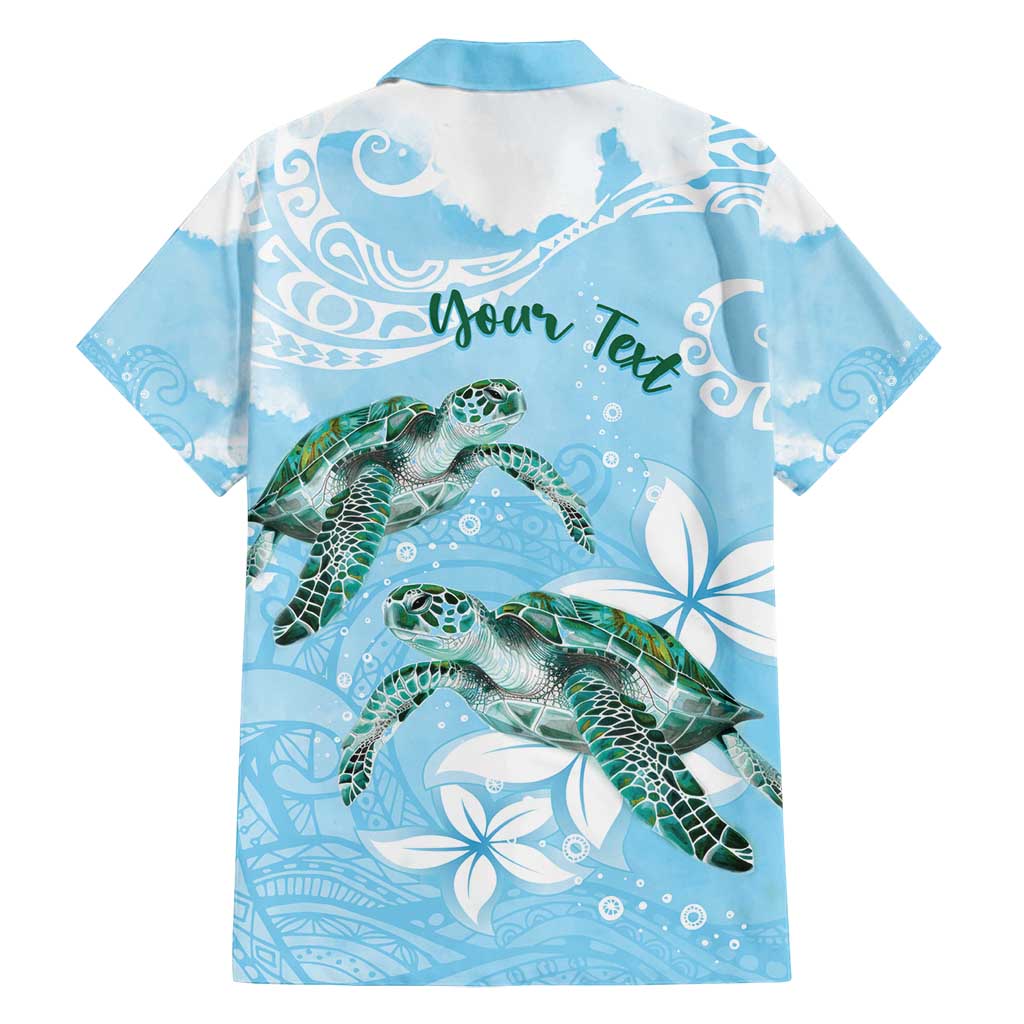 Personalised Polynesia Valentine's Day Family Matching Off Shoulder Short Dress and Hawaiian Shirt SeaTurtle Couple Polynesian - Fairy Sparkles Color LT14 - Polynesian Pride