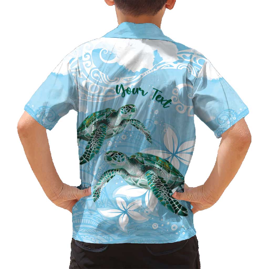 Personalised Polynesia Valentine's Day Family Matching Summer Maxi Dress and Hawaiian Shirt SeaTurtle Couple Polynesian - Fairy Sparkles Color LT14 - Polynesian Pride