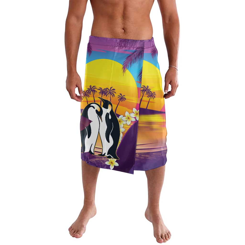 Hawaii Penguin Couple Lavalava You Are My Valentine - Tropical Sunset Vibes