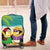 Hawaii Penguin Couple Luggage Cover Hawaiian Kakau - Tropical Summer Vibes