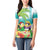 Hawaii Penguin Couple Women Polo Shirt Hawaiian Kakau - Tropical Summer Vibes