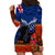 New Zealand ANZAC Day Hoodie Dress 25 April Last Post Camouflage With Poppies LT14 - Polynesian Pride