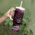 New Zealand Matariki Tumbler With Handle Maori New Year Silver Fern And Lizard - Pink