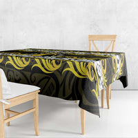 Personalised Cook Islands Aitutaki Tablecloth Tiare Maori Polynesian Waves Tattoo