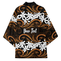 Personalised Cook Islands Rakahanga Kimono Tiare Maori Polynesian Waves Tattoo LT14 - Polynesian Pride