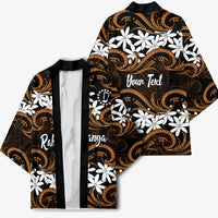 Personalised Cook Islands Rakahanga Kimono Tiare Maori Polynesian Waves Tattoo LT14 - Polynesian Pride