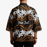 Personalised Cook Islands Rakahanga Kimono Tiare Maori Polynesian Waves Tattoo LT14 - Polynesian Pride