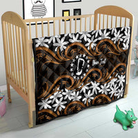 Personalised Cook Islands Rakahanga Quilt Tiare Maori Polynesian Waves Tattoo