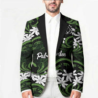 Personalised Cook Islands Palmerston Blazer Tiare Maori Polynesian Waves Tattoo