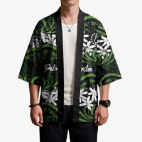 Personalised Cook Islands Palmerston Kimono Tiare Maori Polynesian Waves Tattoo LT14 - Polynesian Pride