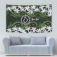 Personalised Cook Islands Palmerston Tapestry Tiare Maori Polynesian Waves Tattoo