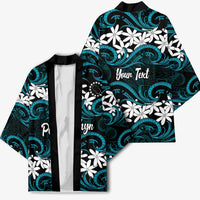 Personalised Cook Islands Penrhyn Atoll Kimono Tiare Maori Polynesian Waves Tattoo LT14 - Polynesian Pride