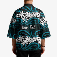 Personalised Cook Islands Penrhyn Atoll Kimono Tiare Maori Polynesian Waves Tattoo LT14 - Polynesian Pride