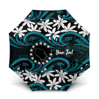 Personalised Cook Islands Penrhyn Atoll Umbrella Tiare Maori Polynesian Waves Tattoo