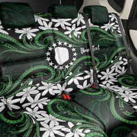 Personalised Cook Islands Mitiaro Back Car Seat Cover Tiare Maori Polynesian Waves Tattoo LT14 - Polynesian Pride
