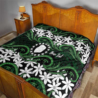 Personalised Cook Islands Mitiaro Quilt Tiare Maori Polynesian Waves Tattoo