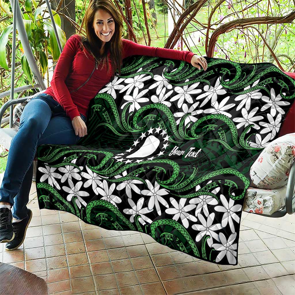 Personalised Cook Islands Mitiaro Quilt Tiare Maori Polynesian Waves Tattoo