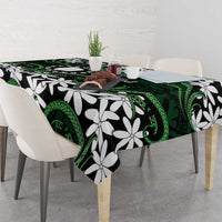 Personalised Cook Islands Mitiaro Tablecloth Tiare Maori Polynesian Waves Tattoo
