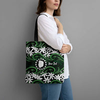 Personalised Cook Islands Mitiaro Tote Bag Tiare Maori Polynesian Waves Tattoo LT14 - Polynesian Pride
