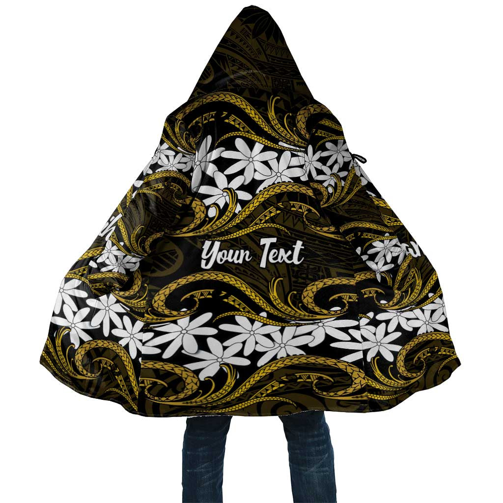 Personalised Cook Islands Manihiki Cloak Tiare Maori Polynesian Waves Tattoo