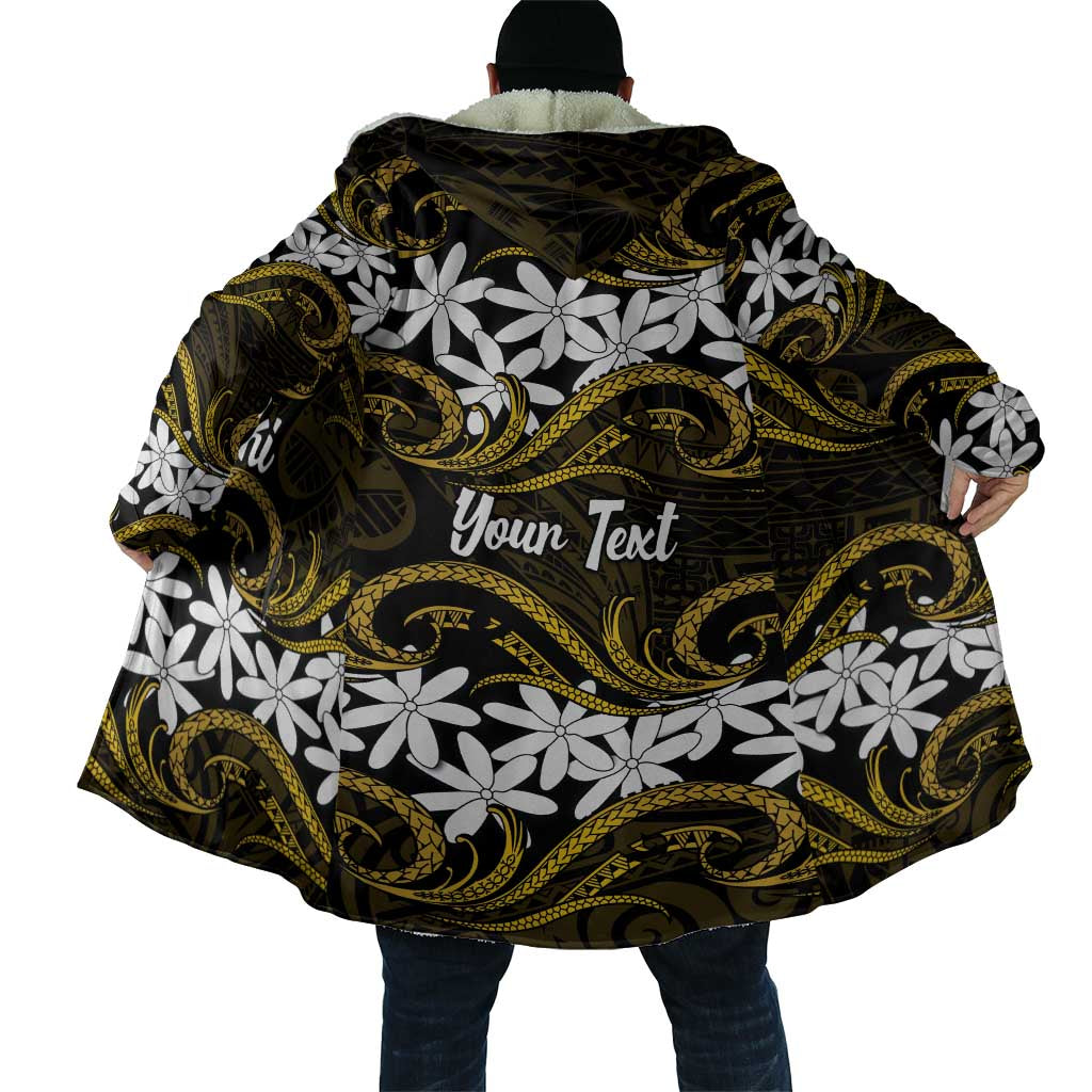Personalised Cook Islands Manihiki Cloak Tiare Maori Polynesian Waves Tattoo