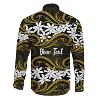 Personalised Cook Islands Manihiki Family Matching Mermaid Dress and Hawaiian Shirt Tiare Maori Polynesian Waves Tattoo LT14 - Polynesian Pride