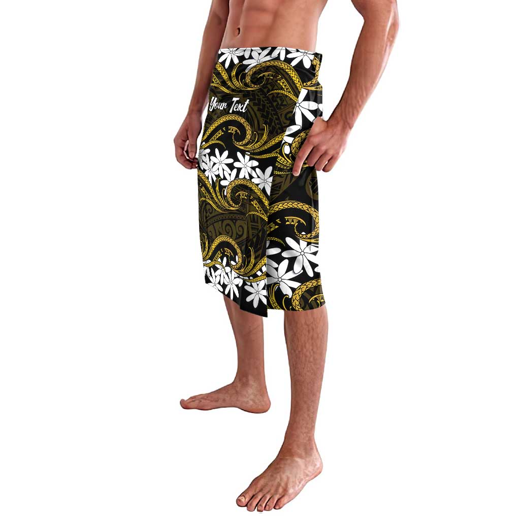 Personalised Cook Islands Manihiki Lavalava Tiare Maori Polynesian Waves Tattoo