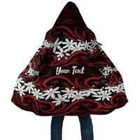 Personalised Cook Islands Atiu Enuamanu Cloak Tiare Maori Polynesian Waves Tattoo