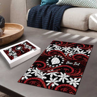 Personalised Cook Islands Atiu Enuamanu Puzzle Tiare Maori Polynesian Waves Tattoo LT14 - Polynesian Pride